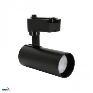 SPOT LED VERKO CZARNY 1-FAZOWY 2-ŻYŁOWY 20W 3000K 1500LM 24°