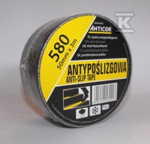 Taśma antypoślizgowa czarna 50mmx3m PB-5800001-0050003
