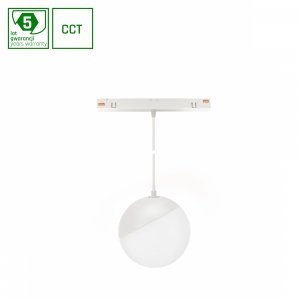 SYSTEM SHIFT SMART- GLOBE P oprawa kula zwis  fi100 (815mm kabel) 5W 165st biała CCT/DIM 5 lat gw..
