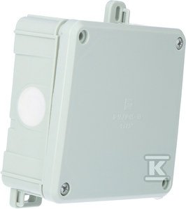 Puszka 2K IP55 / IP65 98x98x46,, 4xPG 13,5, Szara 0290-80