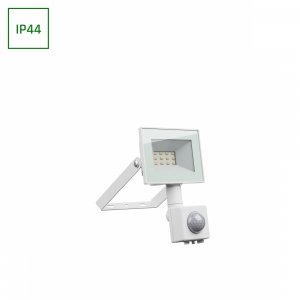 NOCTIS LUX 4 NAŚWIETLACZ 10W WW 230V IP44 94x150x53mm  BIAŁY czujnik ruchu PIR