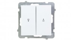 AS Łącznik żaluzjowy biały ŁP-7G/m/00