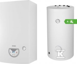 Pakiet z kotłem gazowym kondensacyjnym SILVER PRO 25 kW i zasobnikiem SWK 100
