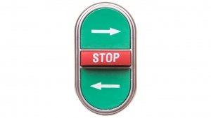 Napęd przycisku potrójny zielony/czerwony /STRZAŁKI LEWO-PRAWO STOP/ z samopowrotem LPCB7365