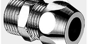 Złącze proste z gwintem zewnętrznym 3/8x3/8, 10 mm, chrom, zacisk