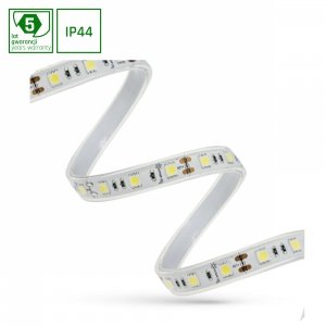 PASEK LED 55W 5050 60LED CW 5 lat 1m (rolka 5m) - w silikonie
