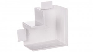 Narożnik do kanałów kablowych płaskiAP 25x25 biały /2szt/ ECAP2525B
