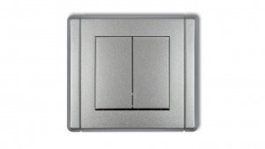 FLEXI Łącznik świecznikowy srebrny metalik 7FWP-2