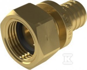 Półśrubunek mosiężny z płaskim uszczelnieniem GW ultraLINE - 20 G1/2 2510105004