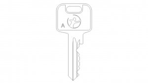 Wkładka drzwiowa 35/40 EL5 zwykła satyna