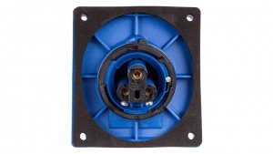 Gniazdo tablicowe skośne 16A 3P 230V niebieskie IP67 POWER TWIST 4132-6
