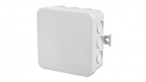 Puszka hermetyczna n/t E12 85x85x39mm pusta IP55 bezhalogenowa szara 0297-00