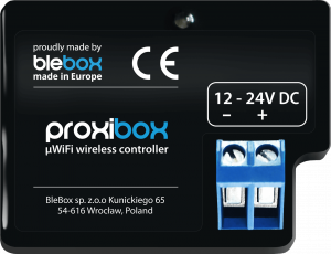 Czujnik zbliżeniowy proxibox z WiFi Blebox 