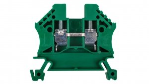 Złączka szynowa 2-przewodowa 4mm2 zielona EURO 43409GR