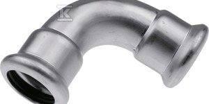 Kolano 90&deg; Inox - 22 1609068152