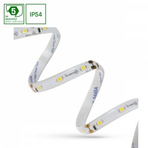 PASEK LED 2835 12V 60LED 4,8W/m 336lm/m CW 8mm IP54 5LAT 5m roll 
