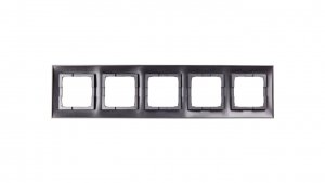 Simon 54 Premium Ramka pięciokrotna antracyt /do karton-gips/ DRK5/48