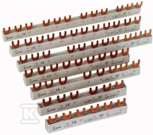 Szyna do łączenia aparatury modułowej EVG-2PHAS/6MODUL 215642