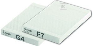 Zestaw filtrów G4/F7 do: DX4E/DX5E/DX6E/ (275/275x245x25mm) 11VE50361