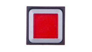 Napęd przycisku 18x18mm czerwony bez samopowrotu z podświetleniemQ18LTR-RT/WB 086448
