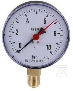 MANOMETR RF100D201 PION.MET 1/2  0-10BAR