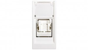 Zenith Gniazdo komputerowe pojedyncze RJ45 kat.5e UTP białe 1 moduł WS210 L4762