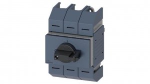 Rozłącznik izolacyjny 3P wlk02 80A napęd bezpośredni szary montaż centralny od frontu przyłącza ramowe 3KD0432-2LG20-3