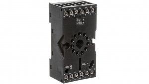 Gniazdo wtykowe do przekaźników R15 3P 12A 300V AC (można montować moduł czasowy COM3) GZP11 2613506