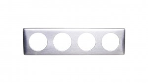 CELIANE Ramka poczwórna aluminium tworzywo Poziomy i pionowy 068924