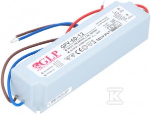 GLP zasilacz LED 12V 5A 60W