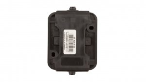 Cedar Gniazdo hermetyczne pojedyncze z/u 16A IP44 czarne Nt-130H NT130H05