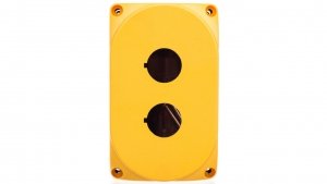 Obudowa kasety 2-otworowa 22mm żółta IP67 LPZP2A5