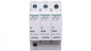 Ogranicznik przepięć Typ T2 3P 20kA 1,1kV 350V iPRD-20-20kA-350V-3P A9L20300