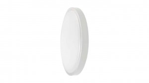 Plafoniera LED 24W 2400lm 4000K IP44 Okrągła fi295 Mleczny Biała Ramka z mikrofalowym czujnikiem ruchu 7663