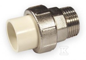 ŚRUBUN PLAST-METAL WKR KW/GZ 1/2  PVC-C