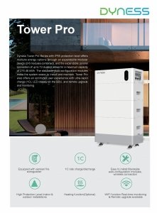 Zestaw Solis 10kW + Dyness Tower PRO TP15 (15.36 kWh)