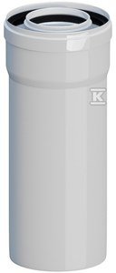 Rura kominowa prosta koncentryczna PP-AL L2000mm DN80/125mm z uszczelką [EPDM] ONNLINE OLPP80/125R2000