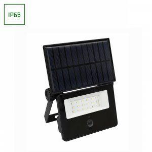 NOCTIS SOLARIS MINI NAŚWIETLACZ 10W NW 110ST IP65 140x180x33MM Z WYMIENNĄ BATERIĄ 18650 CZARNY