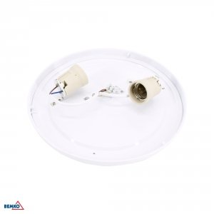 PLAFONIERA PLATO 2xE27 IP44 CZ. MIKR.