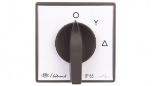 Łącznik krzywkowy 0-gwiazda-trójkąt 5P 16A IP65 Łuk E16-22 951621