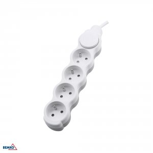PRZEDŁUŻACZ NB 4X 2P+Z+WYŁ. 1.5MM X 1.5M