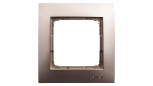 Simon 54 Premium Ramka pojedyncza złoty mat DR1/44
