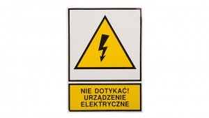 Tabliczka /znak ostrzegawczy/ TZO 105X148S /N.D.U.E./ E04TZ-01011130100 /10szt./
