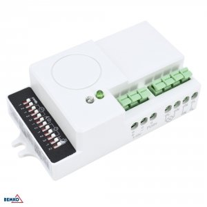 CZUJNIK MIKROFALOWY 600W 360* IP20 PROSTOKĄTNY BIAŁY STEROWANIE 1-10V