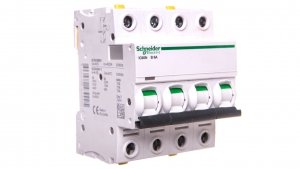 Wyłącznik nadprądowy 4P B 6A 6kA AC iC60N-B6-4 A9F03406
