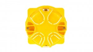 Puszka 67mm p/t regips 50mm żółty Batibox 080051