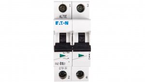 Wyłącznik nadprądowy 2P B 10A 15kA AC FAZ B10/2 278730