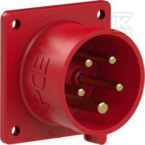 Wtyczka tablicowe prosta 16A 400V 3P+Z+N IP44 615-6