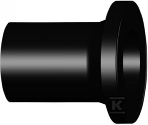 Tuleja doczołowa długa kołnierzowa d75 PE100, SDR17, PN5 gaz/PN10 woda, sfazowana