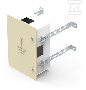 Skrzynka do złącz odgromowego kremowa 68.4/regulowana głębokość 96803408